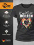 Damen T-Shirt Fasching Karneval Konfetti im Herzen Kostüm-Ersatz Verkleidung Funshirt Frauen Moonworks®preview