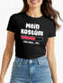 Damen T-Shirt Fasching Karneval Kostüm-Ersatz Verkleidung Last Minute Faschingskostüm Funshirt Slim Fit Moonworks®preview