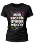 Damen T-Shirt Fasching Karneval Kostüm Verkleidung Last Minute Faschingskostüme Frauen Funshirt Moonworks®preview