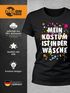 Damen T-Shirt Fasching Karneval Kostüm Verkleidung Last Minute Faschingskostüme Frauen Funshirt Moonworks®preview