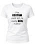 Damen T-Shirt Fasching Spruch Mein Kostüm würde dich nur unnötig geil machen Faschings-Shirt Kostüm Slim Fit Moonworks®preview