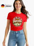 Damen T-Shirt - Fresh Popcorn - Fasching Karneval Ersatz Verkleidung Last Minute Kostüm Funshirt Slim Fit Moonworks®preview