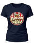 Damen T-Shirt - Fresh Popcorn - Fasching Karneval Ersatz Verkleidung Last Minute Kostüm Funshirt Slim Fit Moonworks®preview