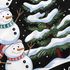Damen T-Shirt Frohe Weihnachten Schneemann Design Aufdruck Schrift Weihnachtsoutfit Lustig Moonworks®preview