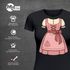 Damen T-Shirt für das Oktoberfest Fake Dirndl Fun-Shirt Trachtenshirt Bierfest Outfit Statement Spruch Moonworks®preview
