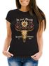 Damen T-Shirt für das Oktoberfest Hirsch in mei Dirndl kumm i nimma nei Blumen Fun-Shirt Trachtenshirt Bierfest Outfit Statement Spruch Moonworks®preview