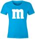 Damen T-Shirt Gruppen-Kostüm M Aufdruck Kostüm Fasching Karneval Verkleidung Moonworks®preview