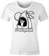 Damen T-Shirt Hai Shark Surfer-Gruß Shaka Hang Loose Welle Fun-Shirt lustig ironisch Moonworks®preview