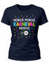 Damen T-Shirt - Hokus Pokus - Fasching Karneval Ersatz Verkleidung Last Minute Kostüm Funshirt Slim Fit Moonworks®preview