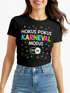 Damen T-Shirt - Hokus Pokus - Fasching Karneval Ersatz Verkleidung Last Minute Kostüm Funshirt Slim Fit Moonworks®preview