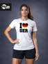 Damen T-Shirt I Love Germany Deutschland-Herz Fußball WM-Shirt Fanshirt Deutschlandshirt Moonworks®preview