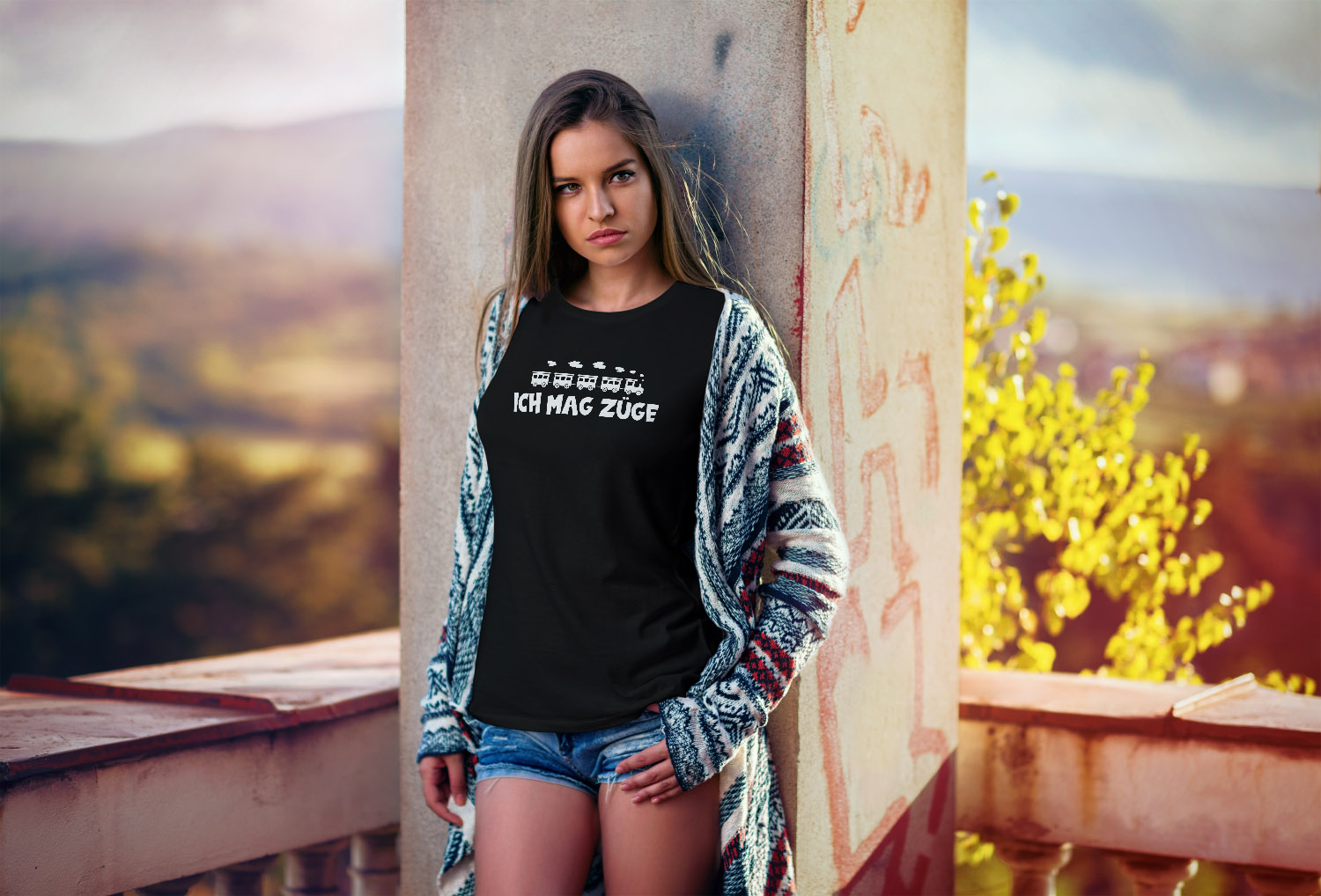 Witziges Sprüche T-Shirt 'Stoppt Mich Bevor Ich Was Sinnvolles Mache!' – Schwarz, 100% Baumwolle