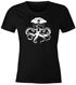 Damen T-Shirt Kapitän Totenkopf Oktopus Captain Skull Krake Fashion Streetstyle Neverless®preview