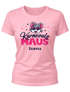 Damen T-Shirt Karnevalsmaus personalisiert mit Name Fasching Karneval Kostüm-Ersatz Last Minute Verkleidung Slim Fit Moonworks®preview
