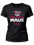 Damen T-Shirt Karnevalsmaus personalisiert mit Name Fasching Karneval Kostüm-Ersatz Last Minute Verkleidung Slim Fit Moonworks®preview