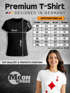 Damen T-Shirt Kartenspiel Kostüm Spielkarten Gruppenkostüm Karten Fasching Karneval Faschingsshirt Slim Fit Moonworks®preview
