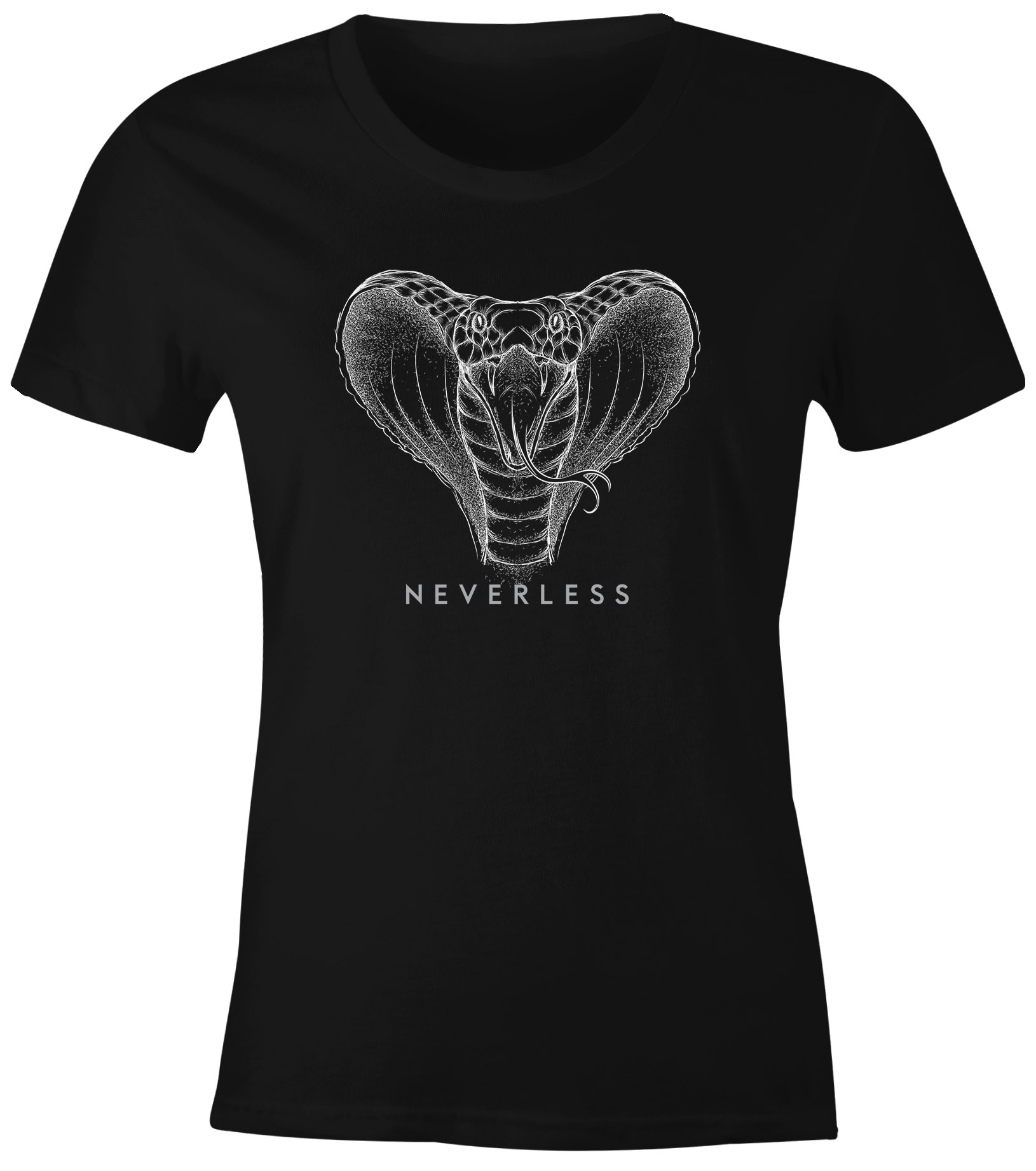 Maglietta Donna Neverless Valhalla Vikingo – Slim Fit Nera – 100% Cotone – Taglia XL - 5