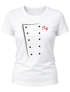 Damen T-Shirt Koch Köchin Kochjacke Chefkoch Kostüm Fasching Karneval Faschingsshirt Slim Fit Moonworks®preview