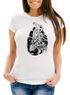 Damen T-Shirt Koi Japan Japenese Slim Fit tailliert Baumwolle Neverless®preview