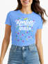 Damen T-Shirt - Konfetti Queen - Fasching Karneval Ersatz Verkleidung Last Minute Kostüm Funshirt Slim Fit Moonworks®preview