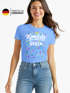 Damen T-Shirt - Konfetti Queen - Fasching Karneval Ersatz Verkleidung Last Minute Kostüm Funshirt Slim Fit Moonworks®preview