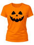 Damen T-Shirt Kürbis Halloween Party Kostüm Fasching Herbst Frauen Fun-Shirt lustig Moonworks®preview