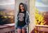 Damen T-Shirt London Vintage England Großbritannien UK Flagge Slim Fit Neverless®preview