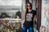 Damen T-Shirt London Vintage England Großbritannien UK Flagge Slim Fit Neverless®preview