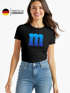 Damen T-Shirt m Fasching Karneval Gruppen-Kostüm Partner Paar Verkleidung Fun-Shirt Slim Fit Moonworks®preview
