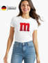 Damen T-Shirt m Fasching Karneval Gruppen-Kostüm Partner Paar Verkleidung Fun-Shirt Slim Fit Moonworks®preview