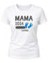 Damen T-Shirt Mama Oma Tante Patentente 2026 loading Geschenk für werdende {style_variation_string} Schwangerschaft Geburt Baby Slim Fit Moonworks®preview