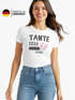 Damen T-Shirt Mama Oma Tante Patentente 2026 loading Geschenk für werdende {style_variation_string} Schwangerschaft Geburt Baby Slim Fit Moonworks®preview