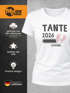 Damen T-Shirt Mama Oma Tante Patentente 2026 loading Geschenk für werdende {style_variation_string} Schwangerschaft Geburt Baby Slim Fit Moonworks®preview