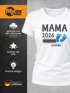 Damen T-Shirt Mama Oma Tante Patentente 2026 loading Geschenk für werdende {style_variation_string} Schwangerschaft Geburt Baby Slim Fit Moonworks®preview