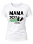 Damen T-Shirt Mama Oma Tante Patentente 2026 loading Geschenk für werdende {style_variation_string} Schwangerschaft Geburt Baby Slim Fit Moonworks®preview