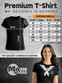 Damen T-Shirt Matrose Matrosin Sailor Fasching Fastnacht Kostüm Karneval Verkleidung lustig Slim Fit Moonworks®preview