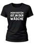 Damen T-Shirt Mein Kostüm ist in der Wäsche Spruch Fasching Karneval lustig Fun-Shirt Slim Fit Moonworks®preview