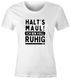 Damen T-Shirt mit Spruch Halts Maul! ich bin voll ruhig Fun-Shirt lustig Moonworks®preview