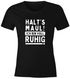 Damen T-Shirt mit Spruch Halts Maul! ich bin voll ruhig Fun-Shirt lustig Moonworks®preview