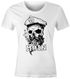 Damen T-Shirt Moin Kapitän Totenkopf Anker Bart Hamburg Fashion Streetstyle Slim Fit Neverless®preview