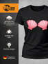 Damen T-Shirt - Muschel BH Aufdruck - Fasching Karneval Ersatz Verkleidung Mermaid Meerjungfrau Last Minute Kostüm Funshirt Slim Fit Moonworks®preview