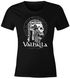 Damen T-Shirt Odin Totenkopf Bart Nordische Mythologie Odin Fashion Streetstyle Slim Fit Neverless®preview