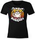 Damen T-Shirt Pew Pew Madafaka Katze Crazy Cat Gangsta Kitty Meme Trend Spruch Slim Fit Moonworks®preview