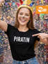 Damen T-Shirt Piratin Fasching Karneval Fastnacht Faschings-Shirt Fun-Shirt Moonworks®
preview