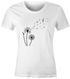 Damen T-Shirt Pusteblume Musiknoten Noten Musik Dandelion Slim Fit tailliert Baumwolle Neverless®preview