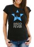 Damen T-Shirt Retro Disco Party Fever Slim Fit Moonworks®preview