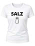 Damen T-Shirt Salz Faschings Shirt Karneval Fun-Shirt Kostüm einfach Slim Fit Moonworks®preview