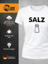 Damen T-Shirt Salz Faschings Shirt Karneval Fun-Shirt Kostüm einfach Slim Fit Moonworks®preview