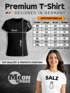 Damen T-Shirt Salz Faschings Shirt Karneval Fun-Shirt Kostüm einfach Slim Fit Moonworks®preview