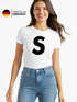 Damen T-Shirt Salz Kostüm Buchstabe S Fasching Karneval Fun-Shirt Slim Fit Moonworks®
preview